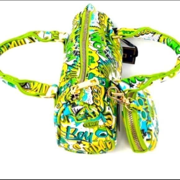 2-N-1 Graffiti Mini Handbag and Wallet - Picture 5 of 5